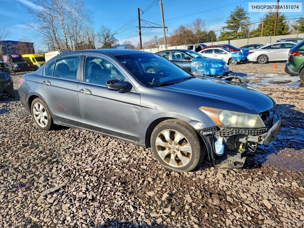 1HGCP26738A151074 2008 Honda Accord Ex