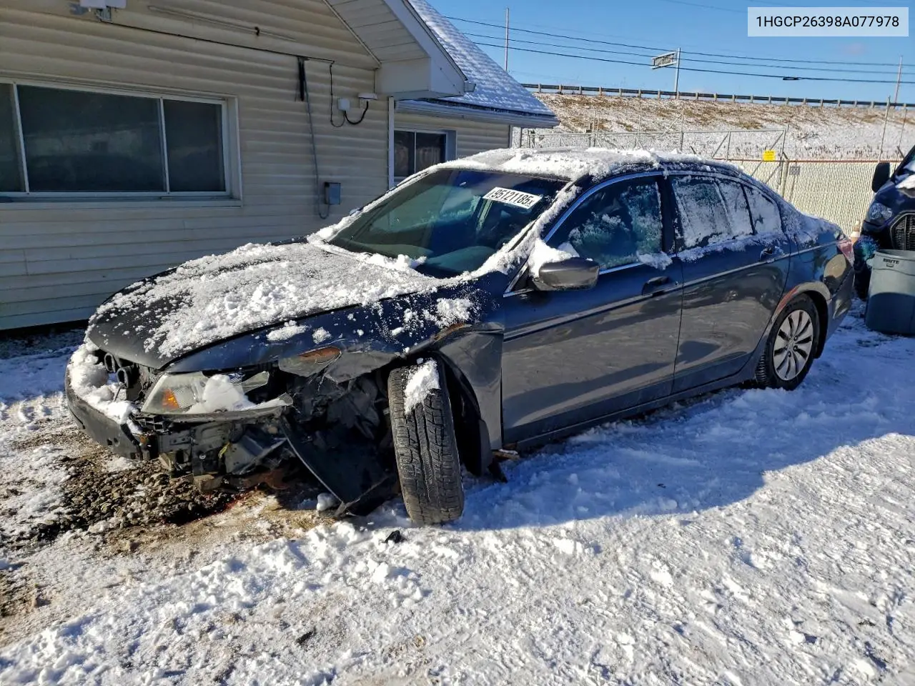 1HGCP26398A077978 2008 Honda Accord Lx