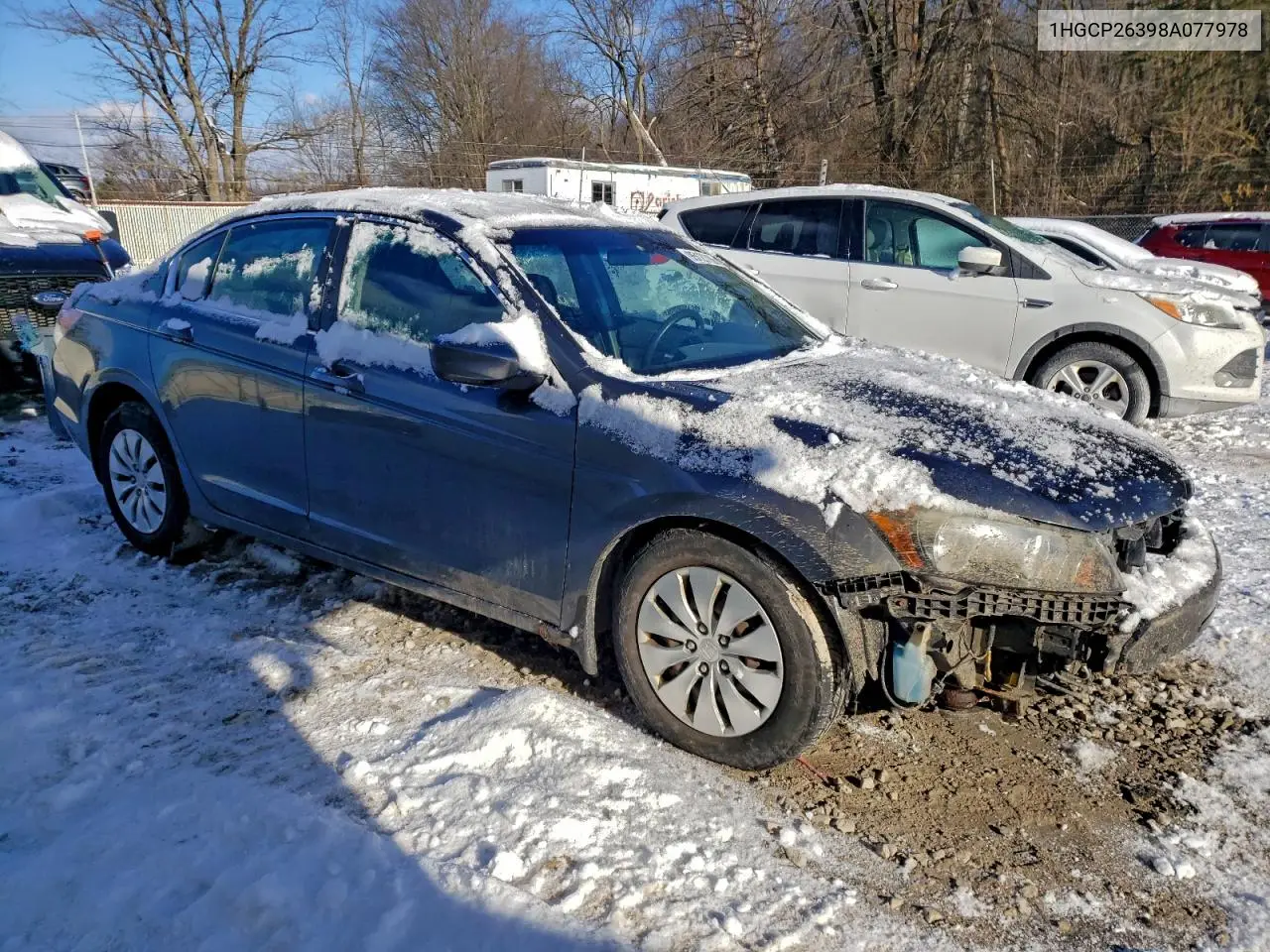 1HGCP26398A077978 2008 Honda Accord Lx