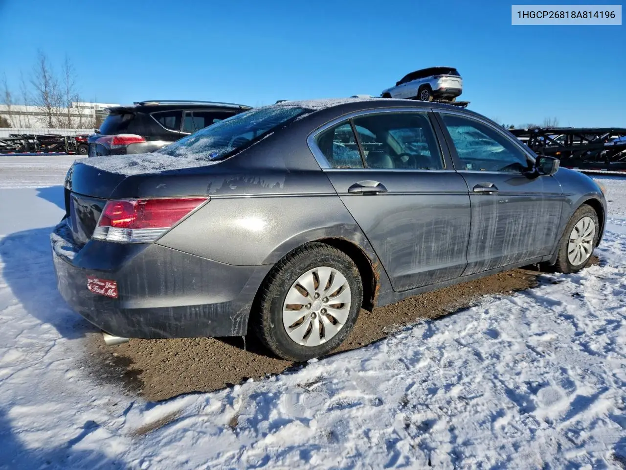 1HGCP26818A814196 2008 Honda Accord Exl