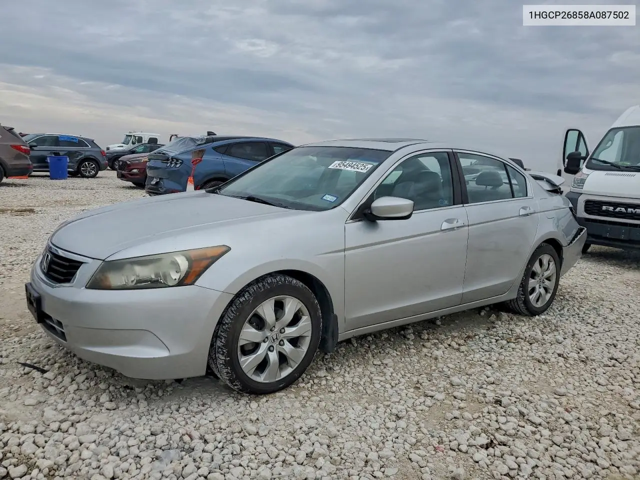 1HGCP26858A087502 2008 Honda Accord Exl