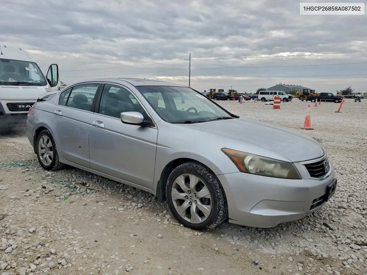 1HGCP26858A087502 2008 Honda Accord Exl