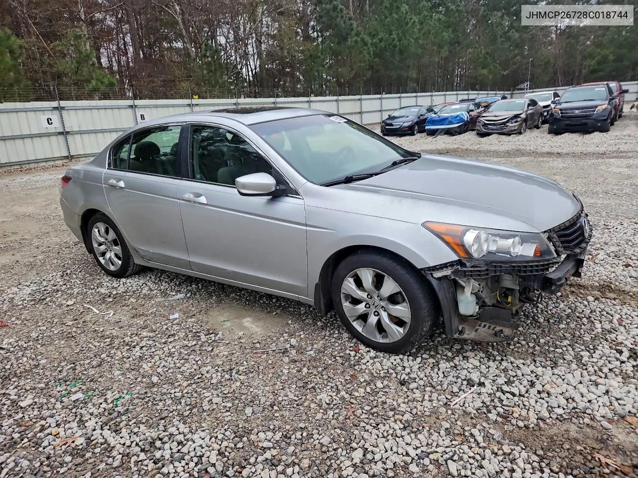 JHMCP26728C018744 2008 Honda Accord Ex