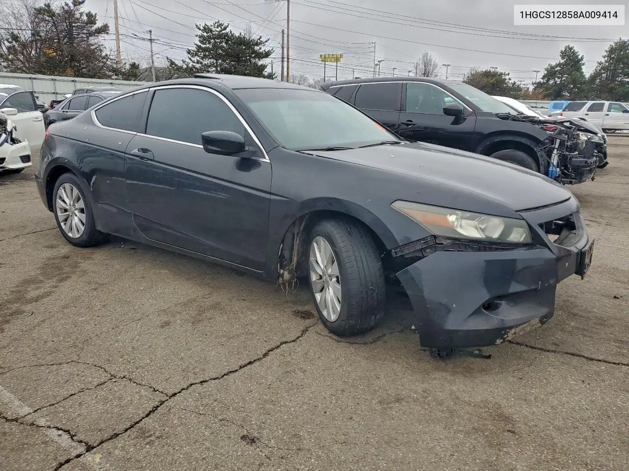 1HGCS12858A009414 2008 Honda Accord Exl