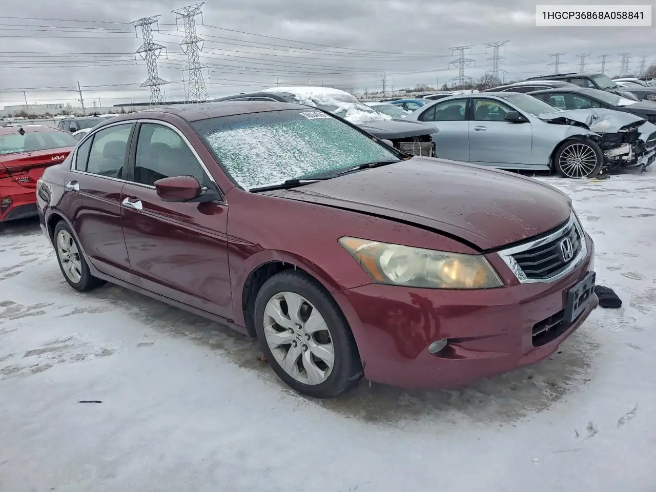 1HGCP36868A058841 2008 Honda Accord Exl