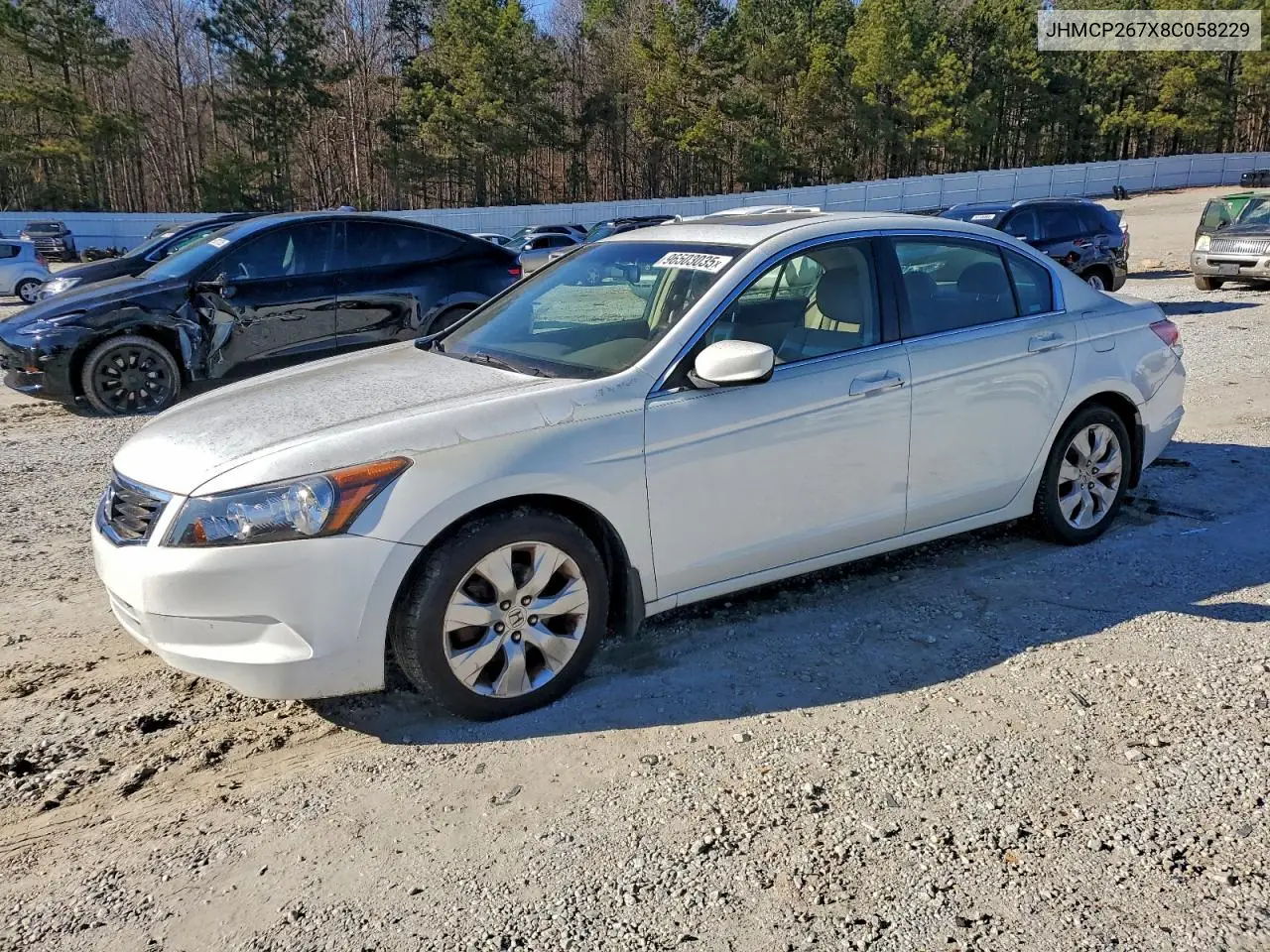 JHMCP267X8C058229 2008 Honda Accord Ex