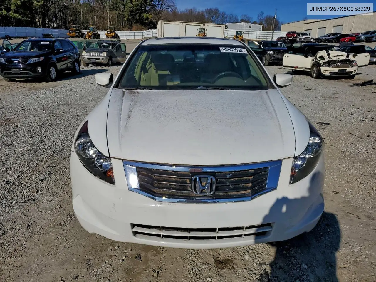 JHMCP267X8C058229 2008 Honda Accord Ex