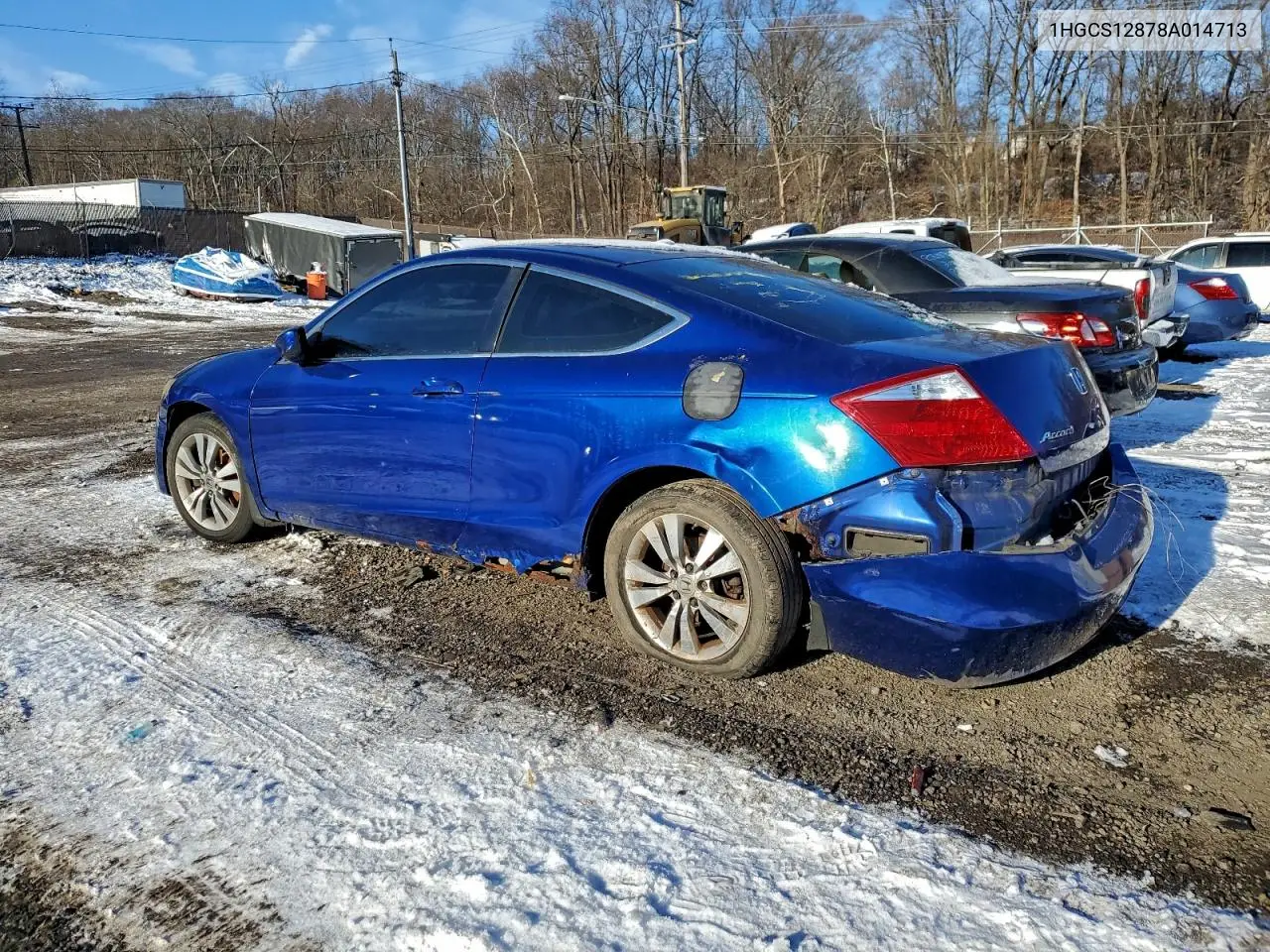 1HGCS12878A014713 2008 Honda Accord Exl