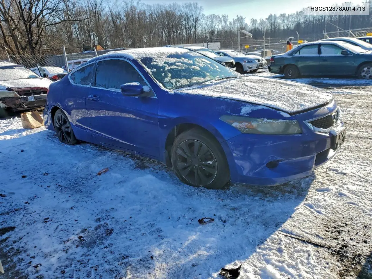 1HGCS12878A014713 2008 Honda Accord Exl