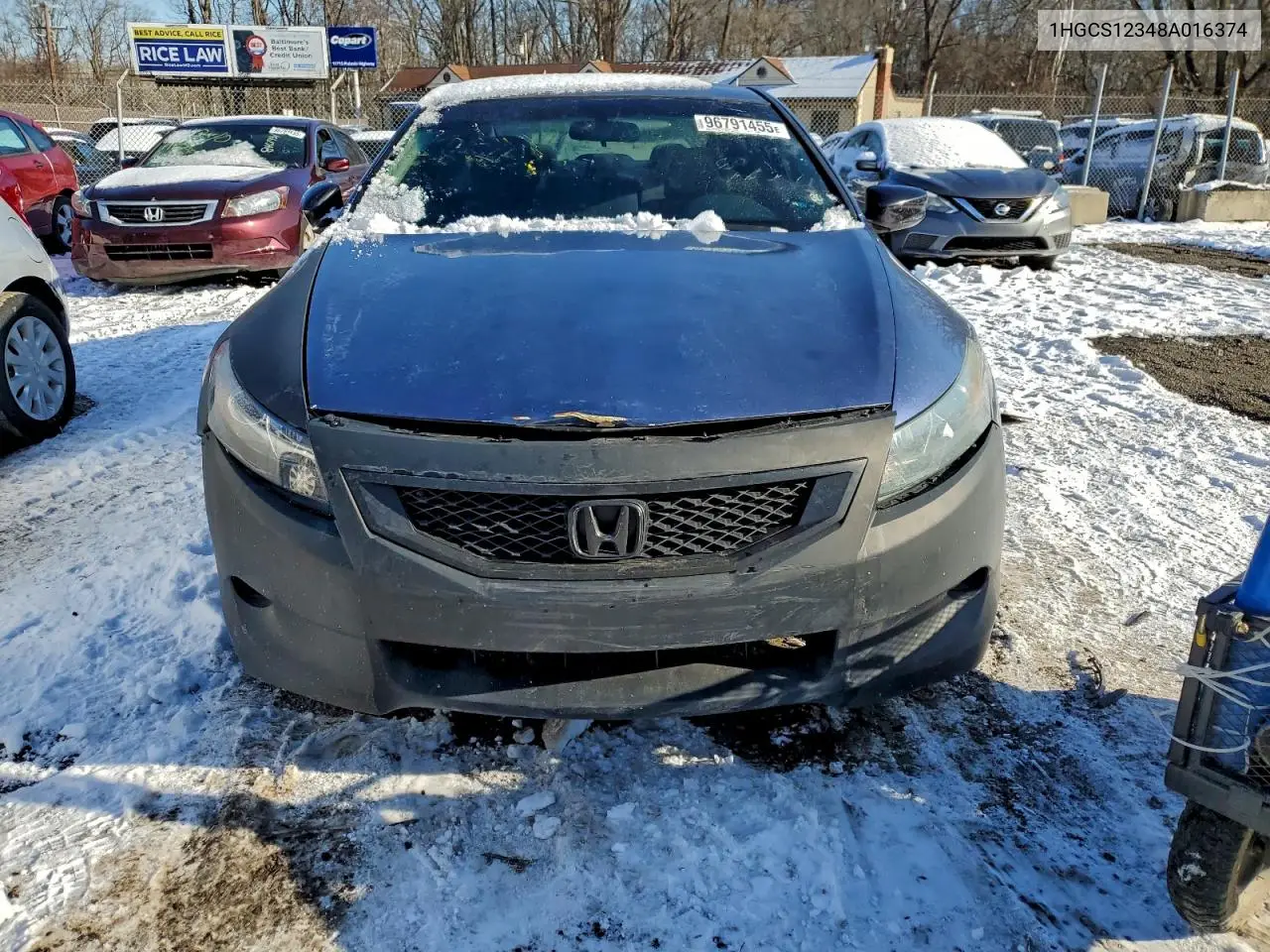 1HGCS12348A016374 2008 Honda Accord Lx-S