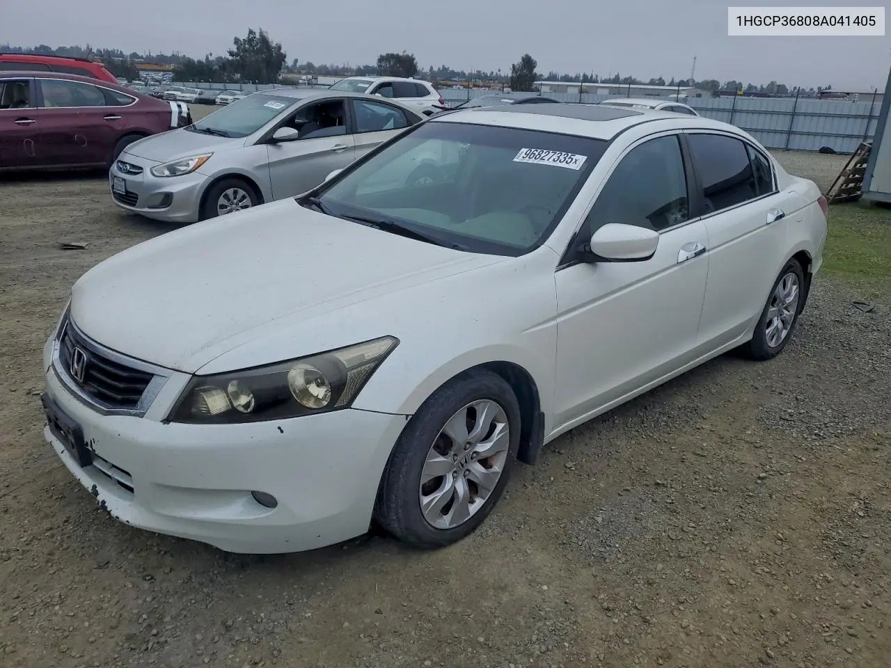 1HGCP36808A041405 2008 Honda Accord Exl