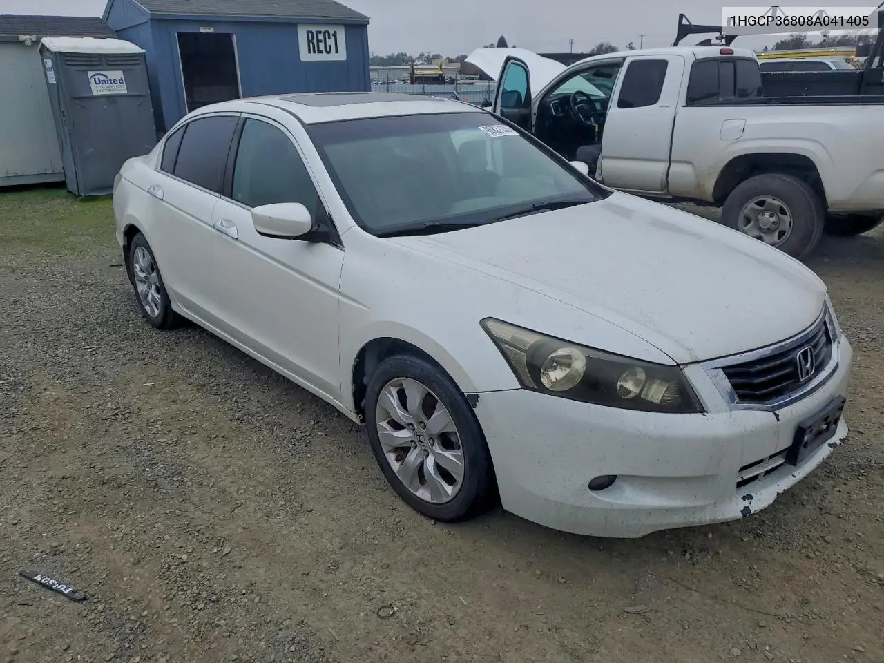 1HGCP36808A041405 2008 Honda Accord Exl