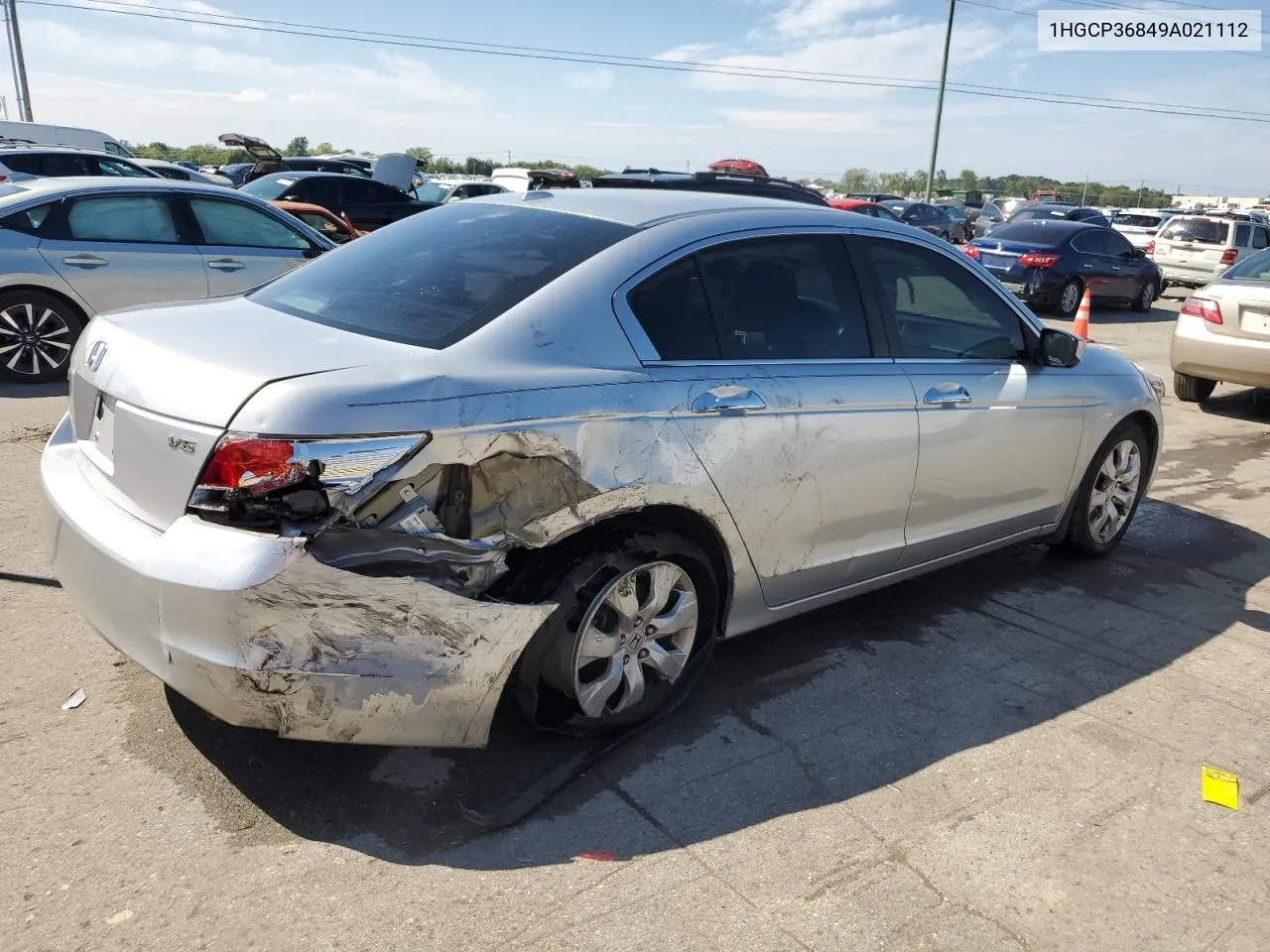 2009 Honda Accord Exl VIN: 1HGCP36849A021112 Lot: 68352414