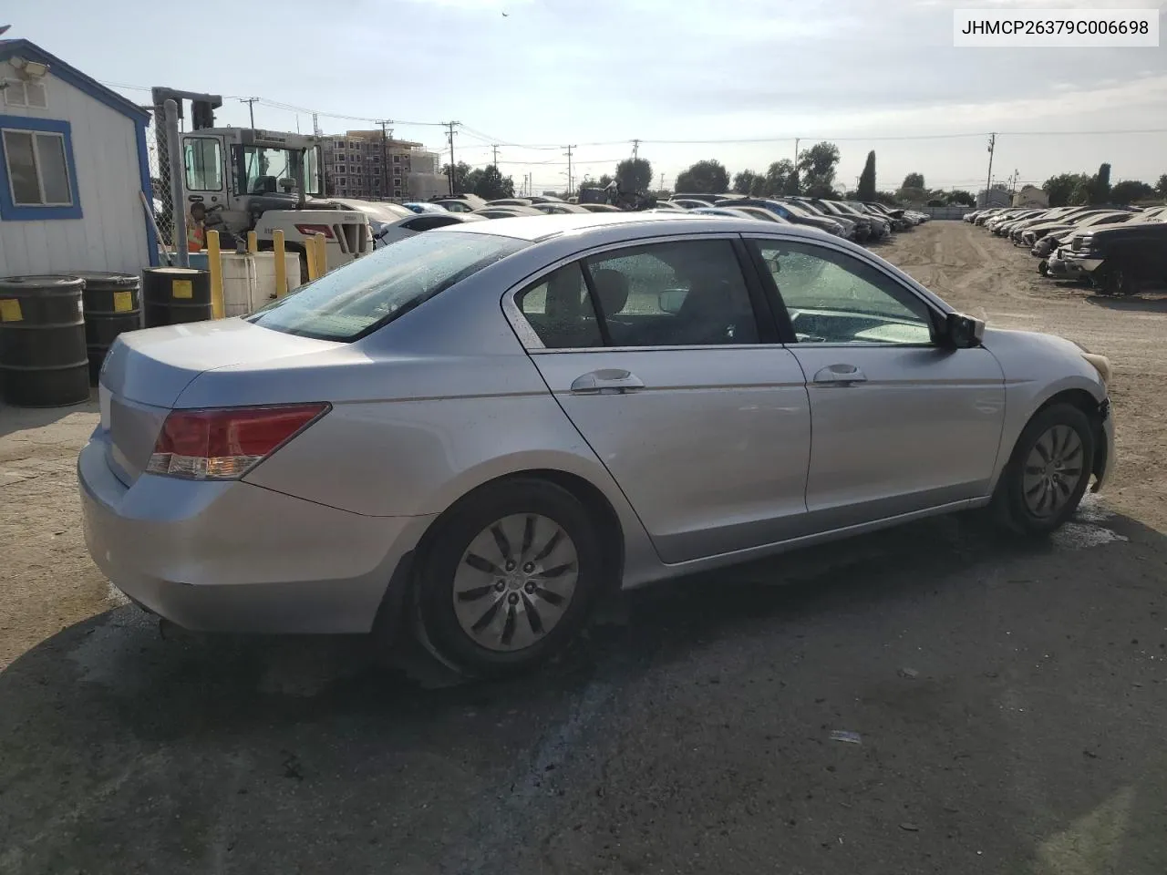 2009 Honda Accord Lx VIN: JHMCP26379C006698 Lot: 71848864