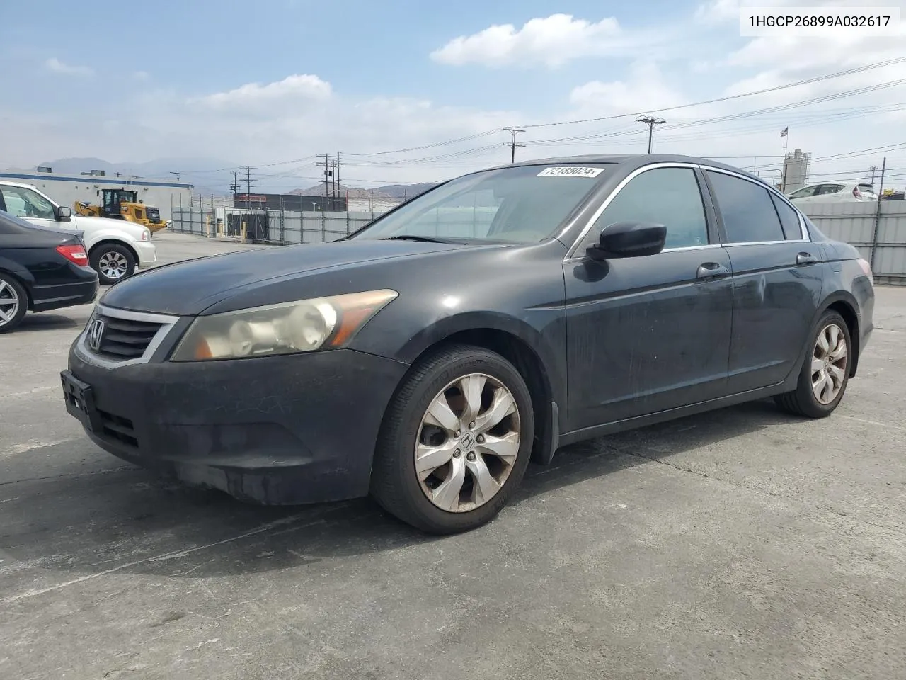 2009 Honda Accord Exl VIN: 1HGCP26899A032617 Lot: 72185024