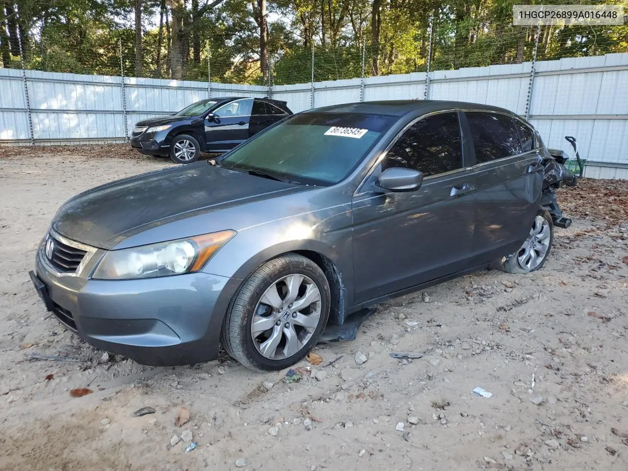 1HGCP26899A016448 2009 Honda Accord Exl
