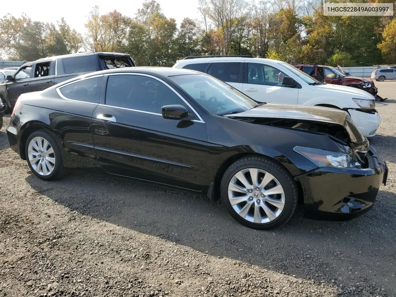 1HGCS22849A003997 2009 Honda Accord Exl