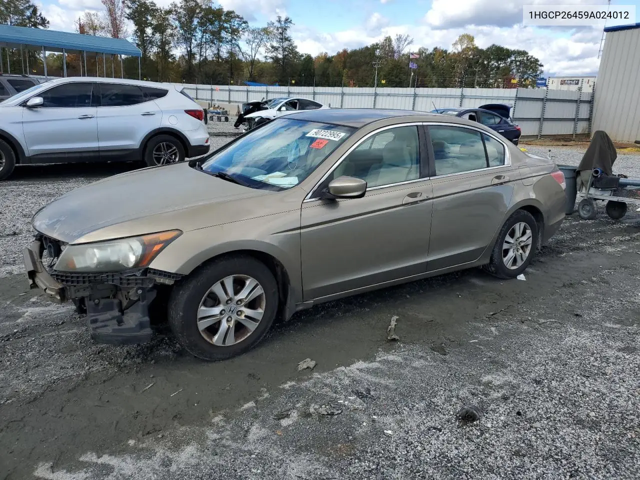 1HGCP26459A024012 2009 Honda Accord Lxp