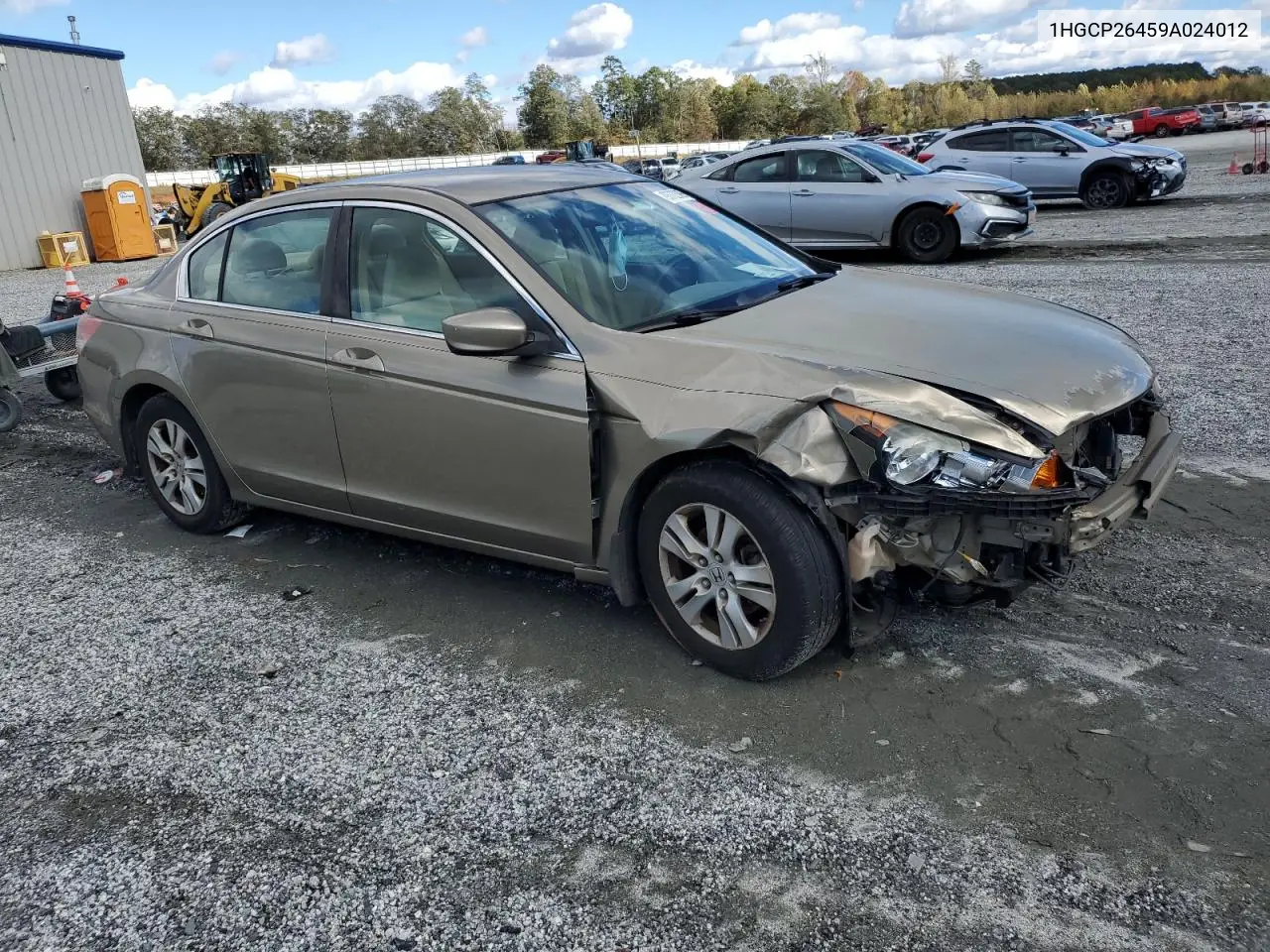 1HGCP26459A024012 2009 Honda Accord Lxp
