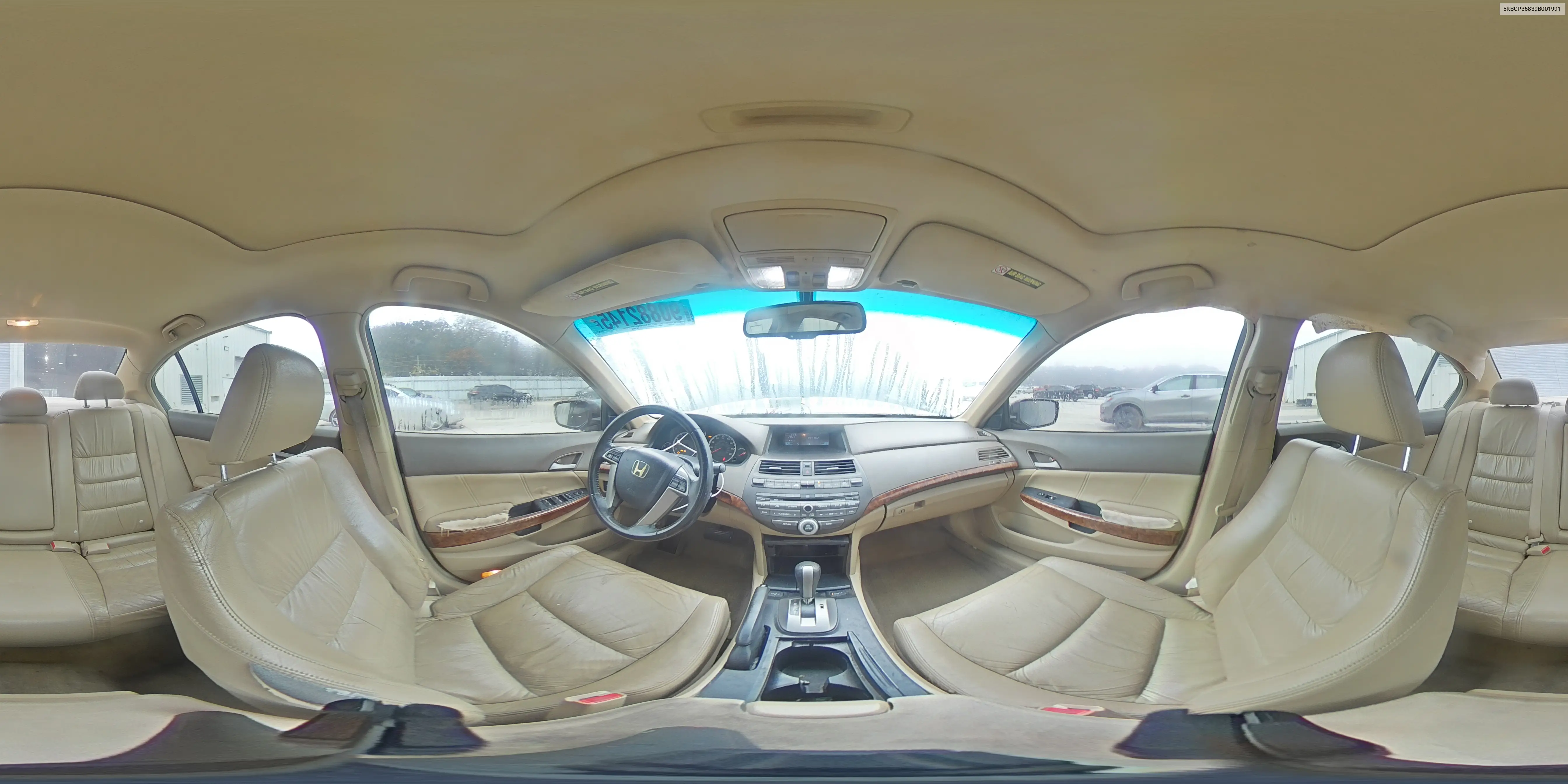 5KBCP36839B001991 2009 Honda Accord Exl