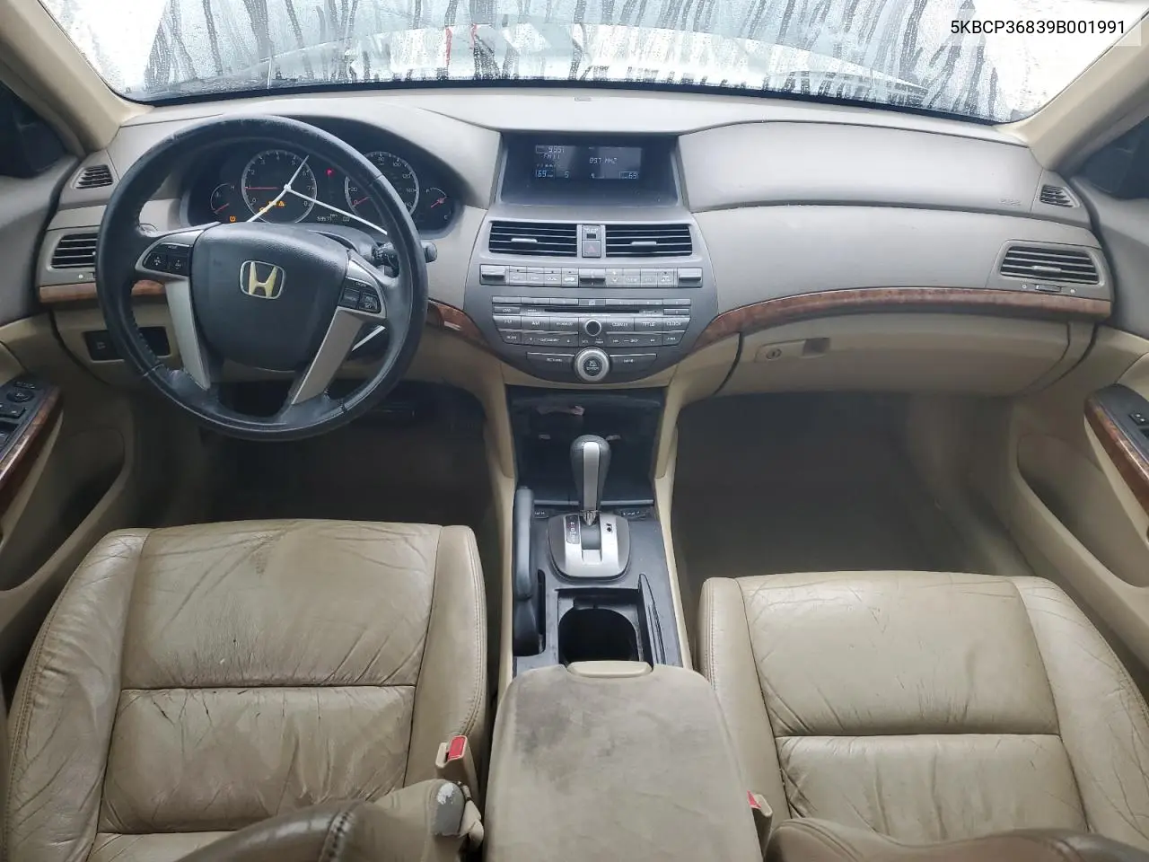 5KBCP36839B001991 2009 Honda Accord Exl