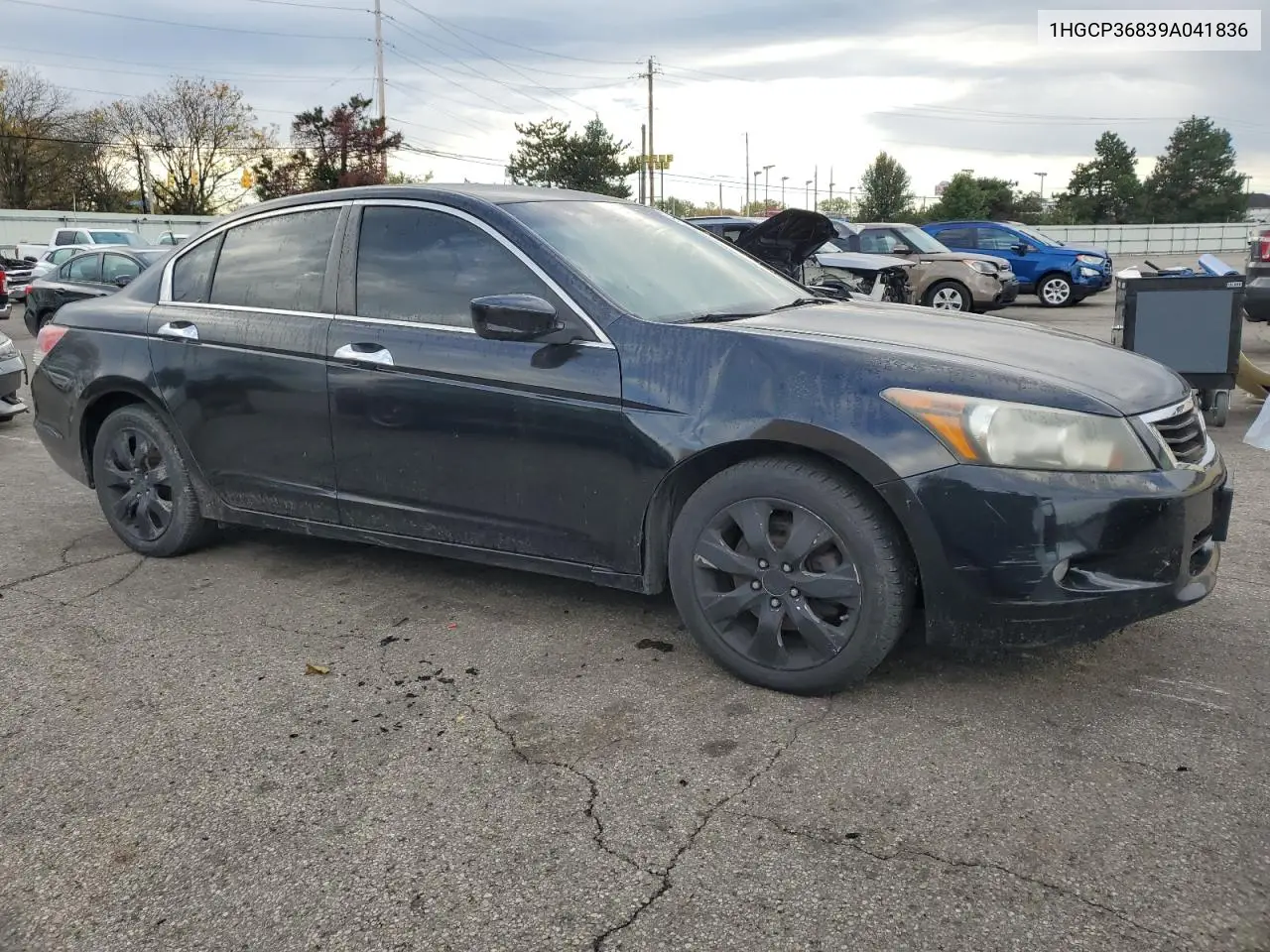 1HGCP36839A041836 2009 Honda Accord Exl