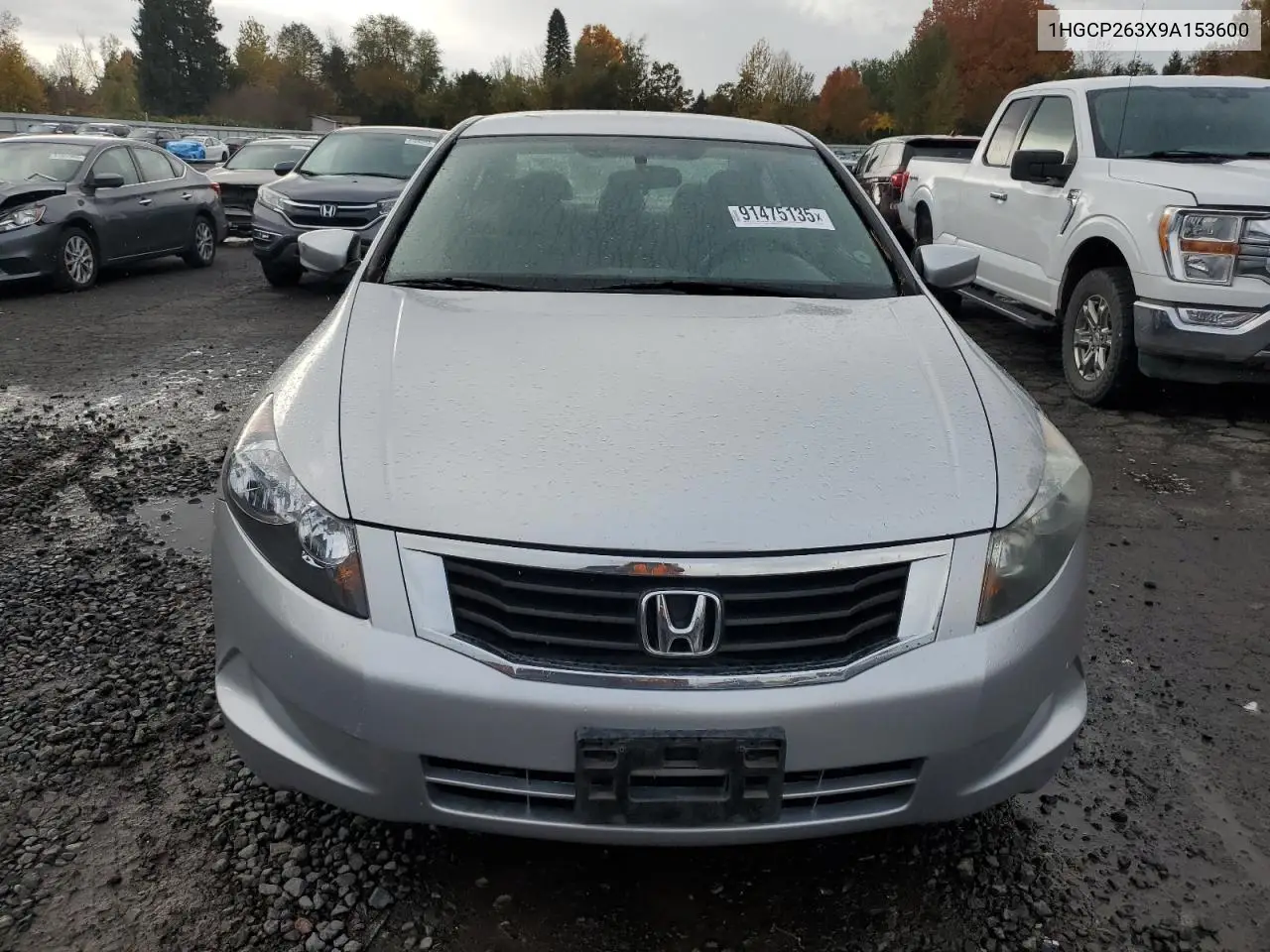 1HGCP263X9A153600 2009 Honda Accord Lx