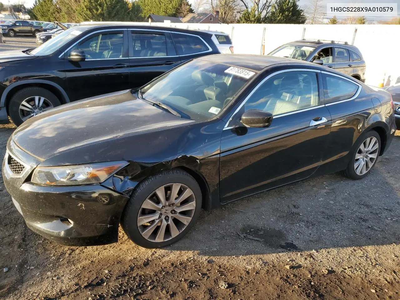 1HGCS228X9A010579 2009 Honda Accord Exl