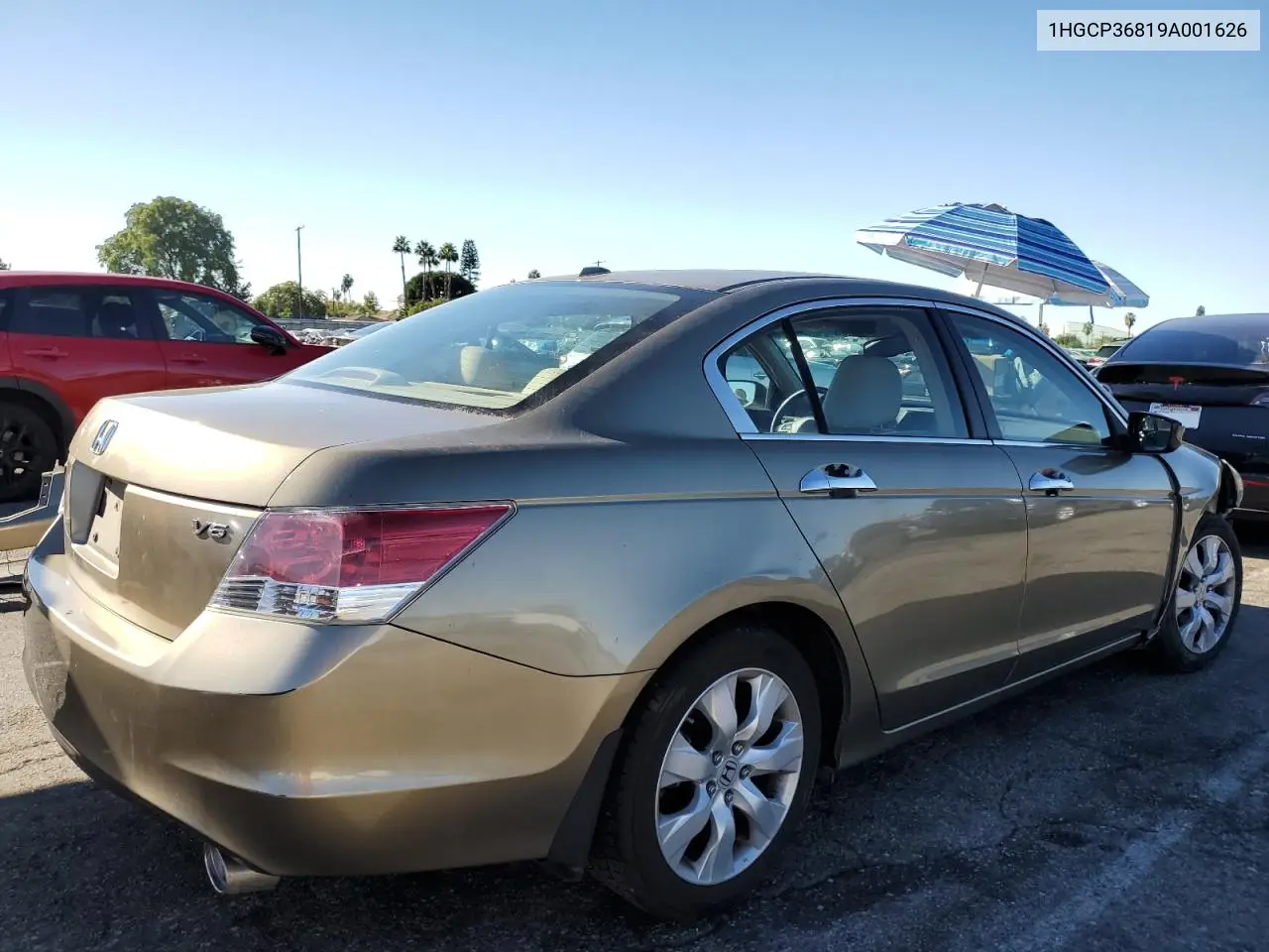 1HGCP36819A001626 2009 Honda Accord Exl