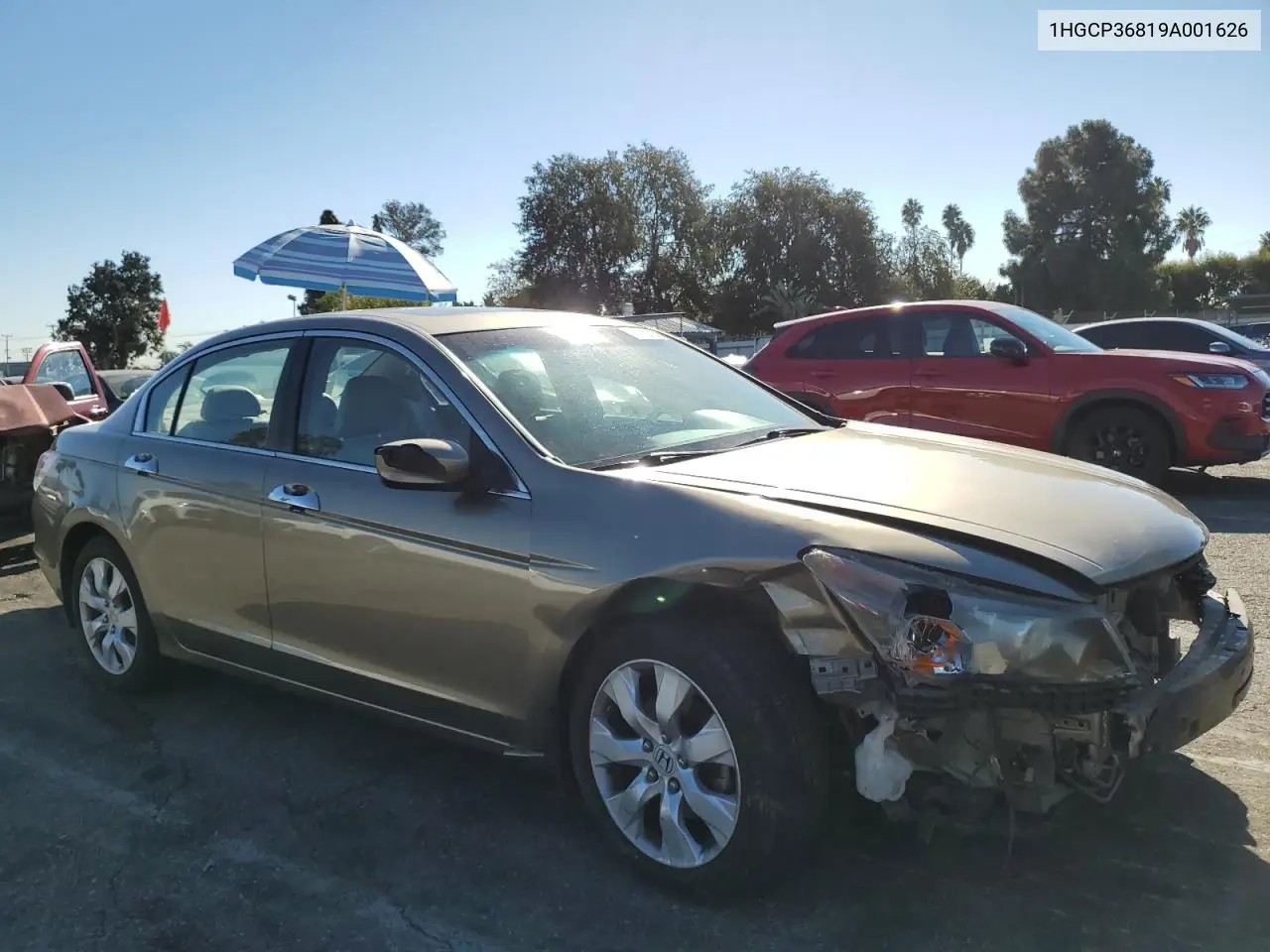 1HGCP36819A001626 2009 Honda Accord Exl