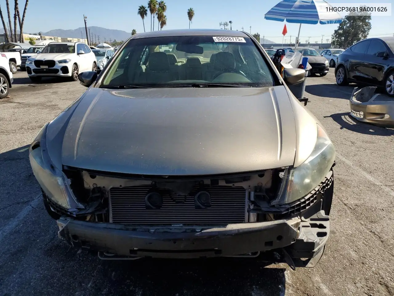 1HGCP36819A001626 2009 Honda Accord Exl