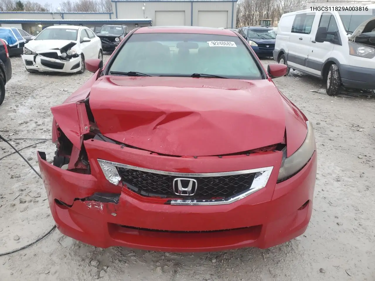 1HGCS11829A003816 2009 Honda Accord Exl