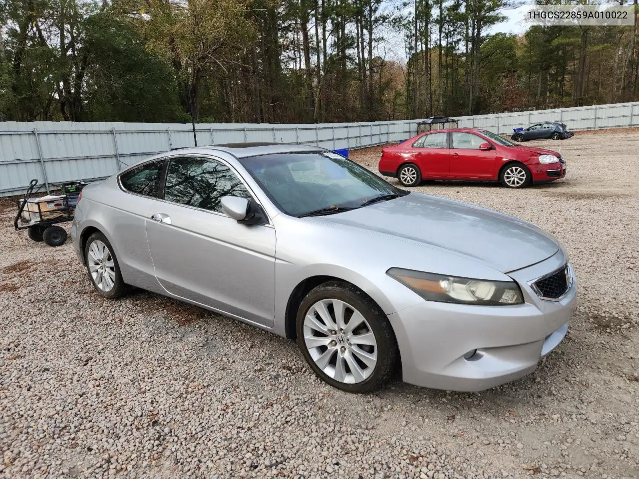 1HGCS22859A010022 2009 Honda Accord Exl