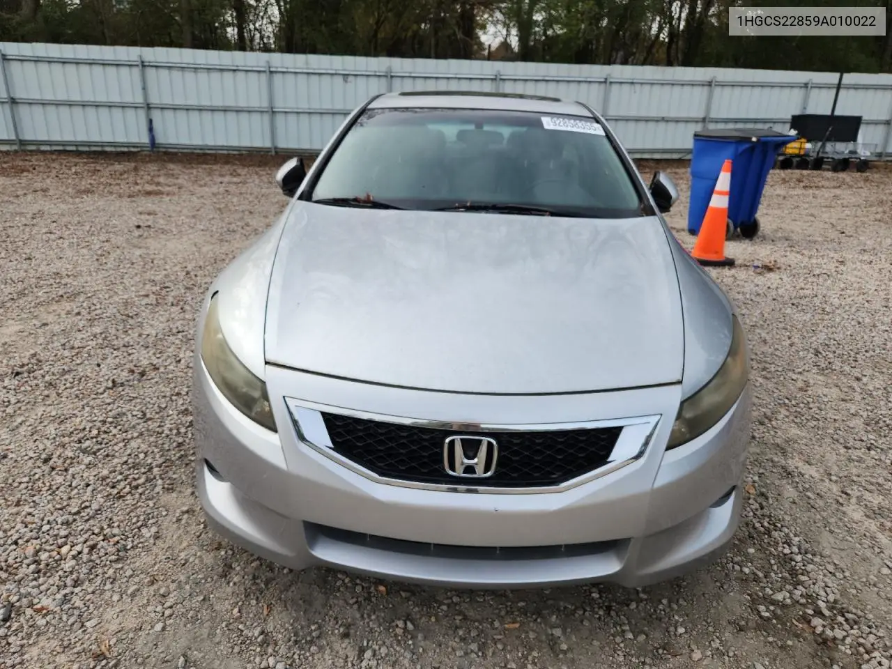 1HGCS22859A010022 2009 Honda Accord Exl