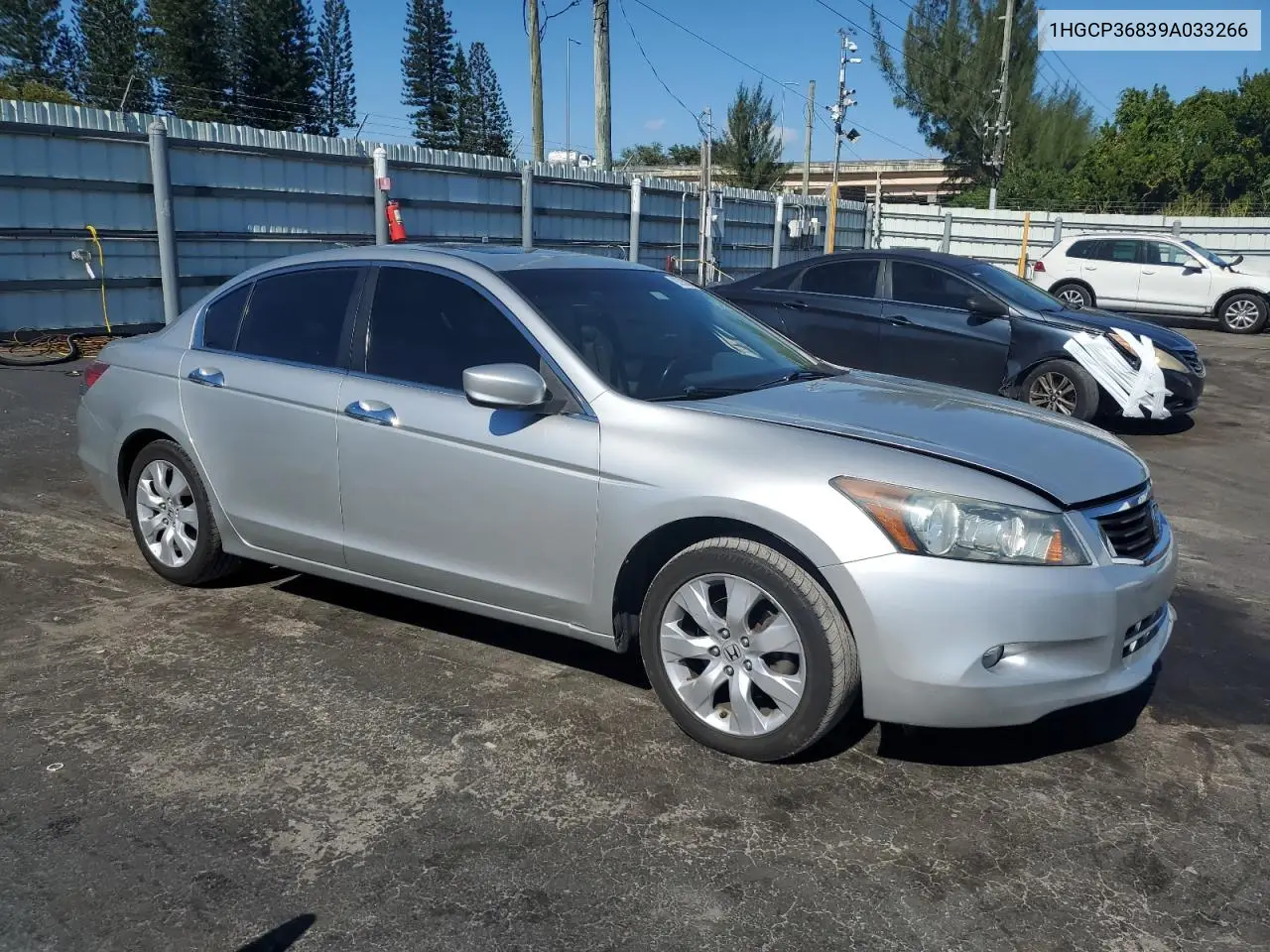 1HGCP36839A033266 2009 Honda Accord Exl