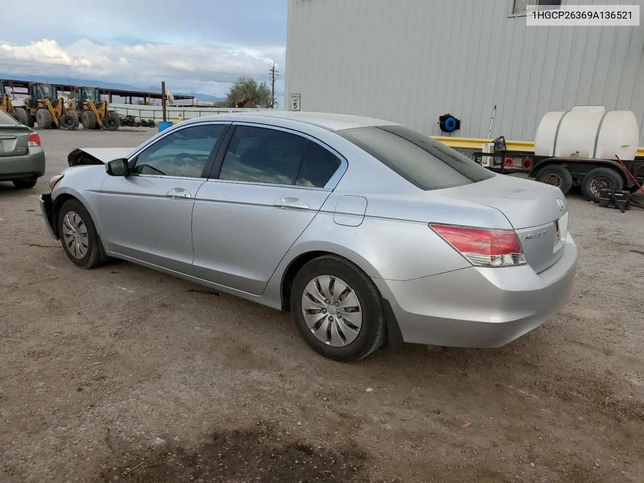 1HGCP26369A136521 2009 Honda Accord Lx