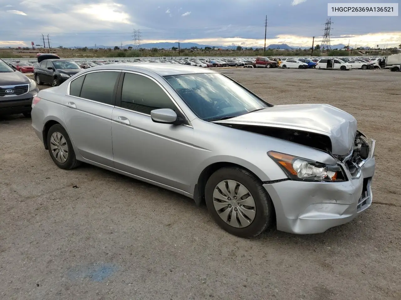 1HGCP26369A136521 2009 Honda Accord Lx