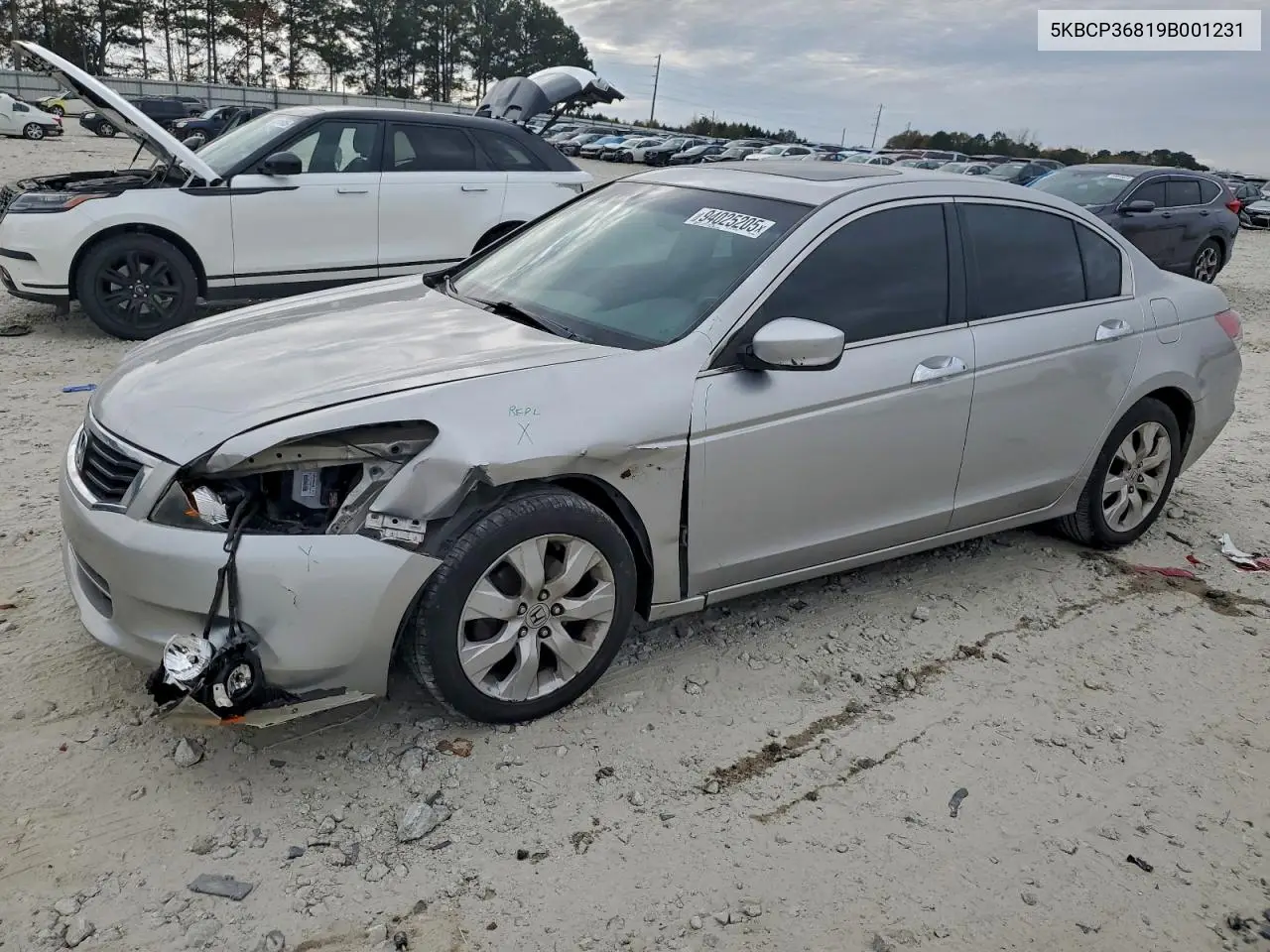 5KBCP36819B001231 2009 Honda Accord Exl