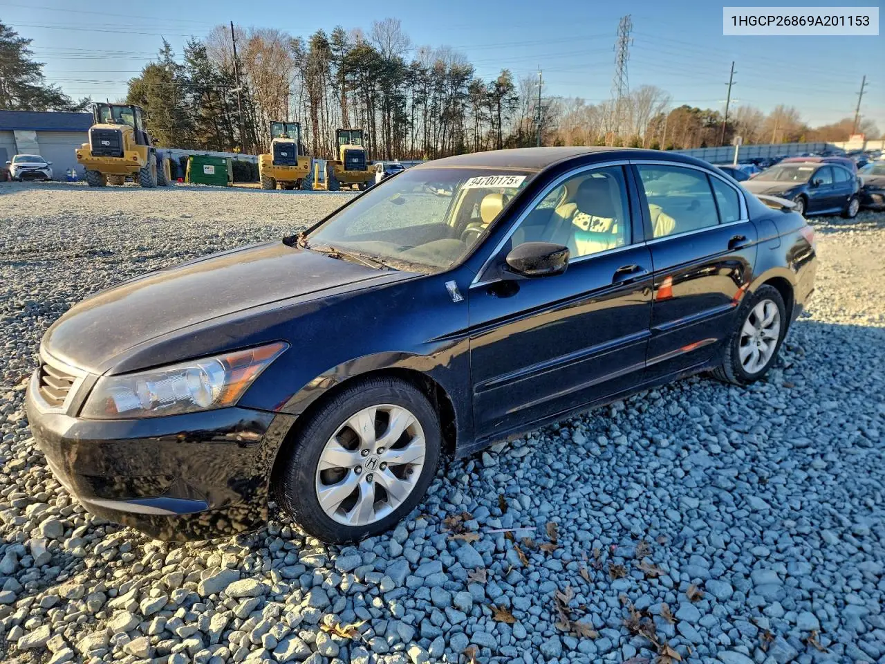 1HGCP26869A201153 2009 Honda Accord Exl