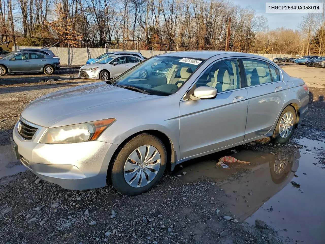 1HGCP26349A058014 2009 Honda Accord Lx
