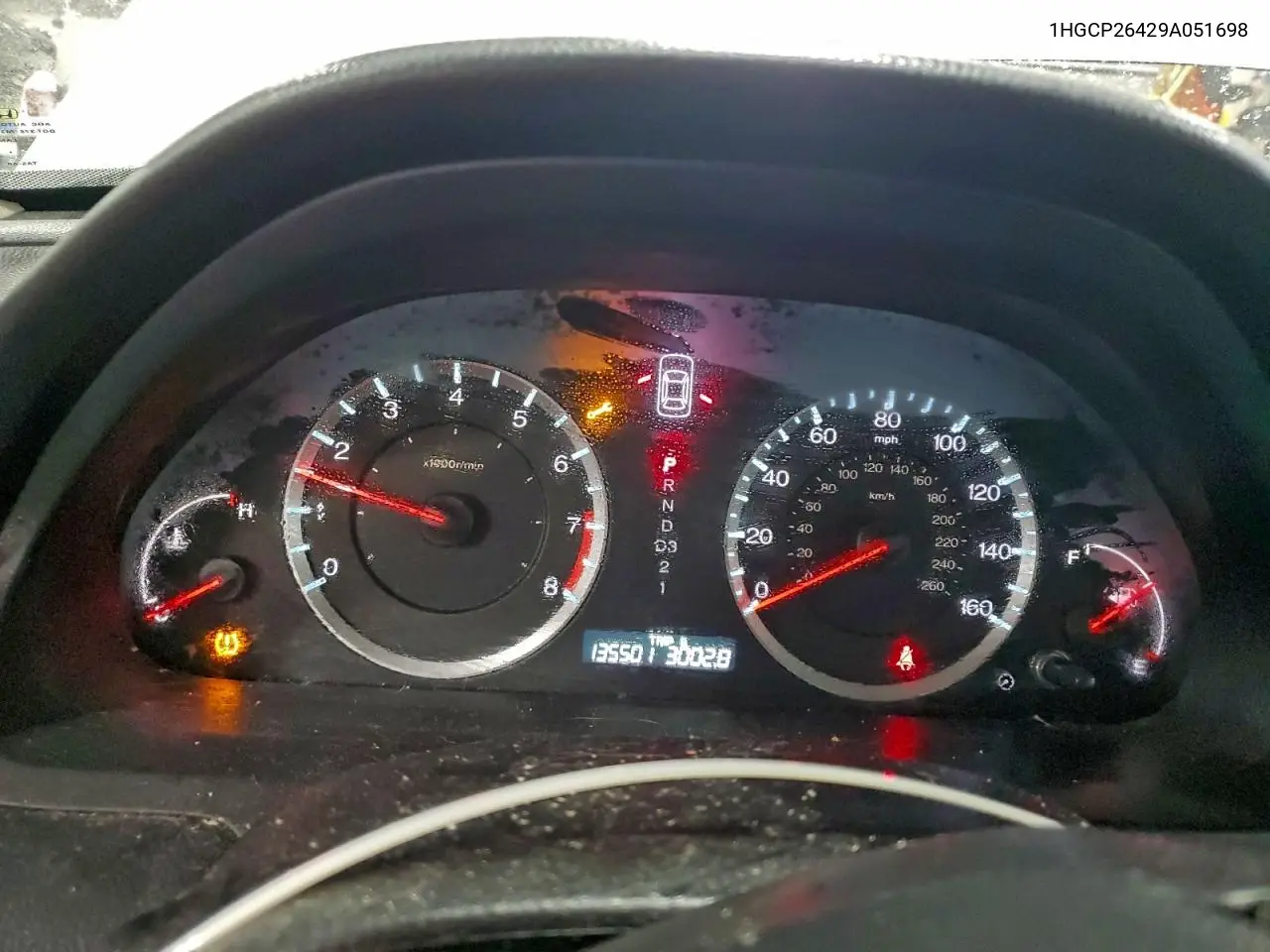 1HGCP26429A051698 2009 Honda Accord Lxp