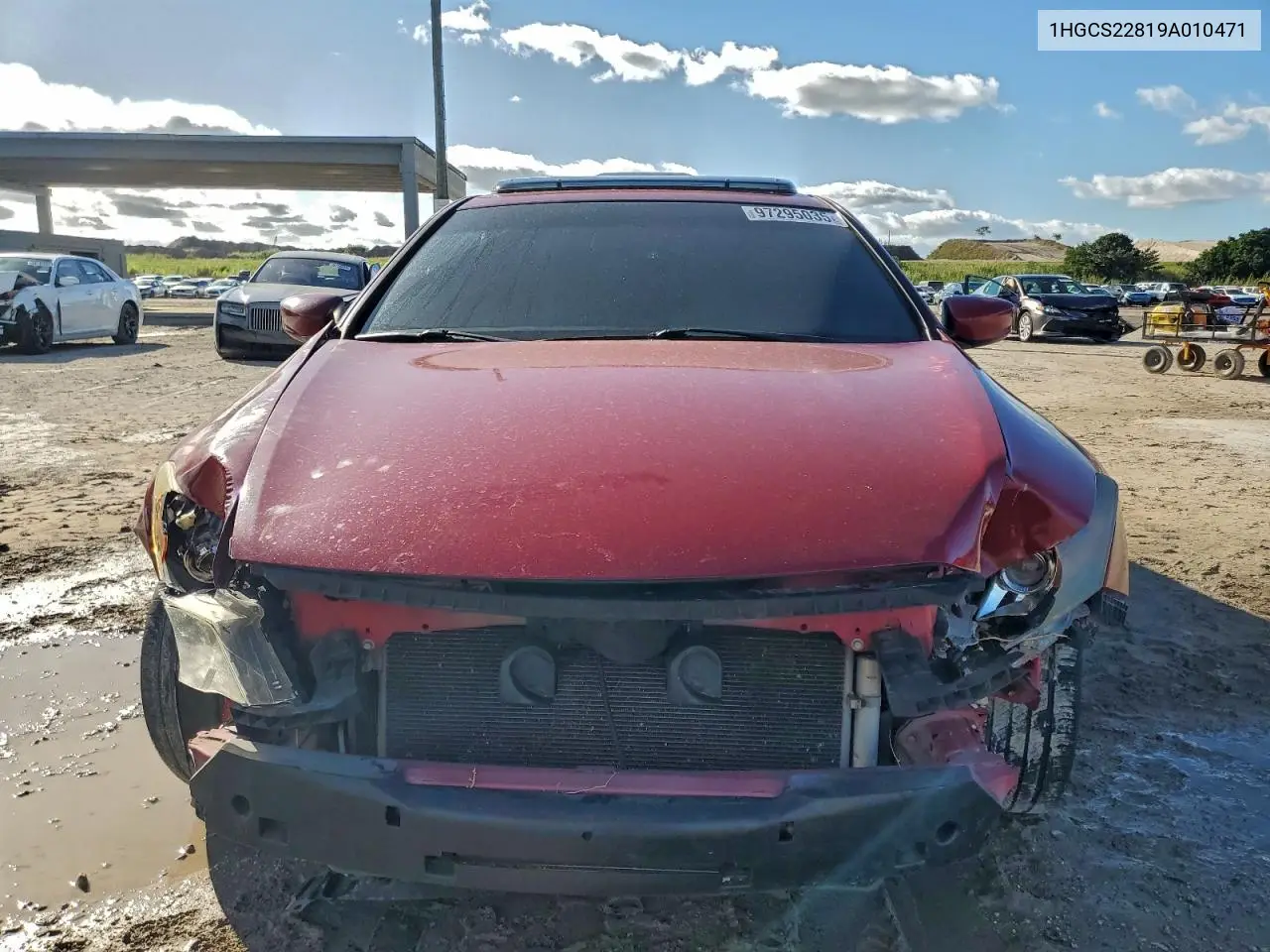 1HGCS22819A010471 2009 Honda Accord Exl