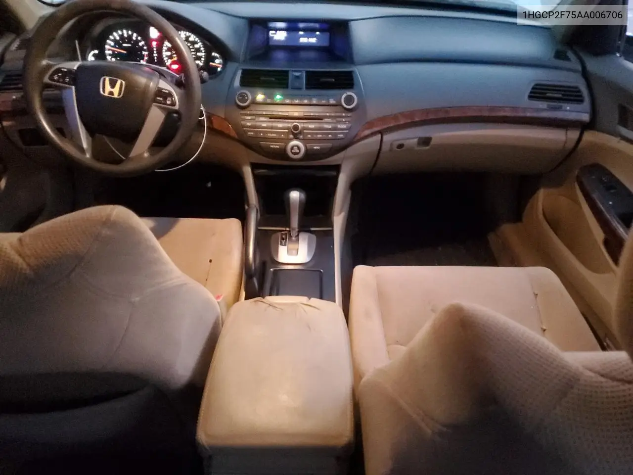 1HGCP2F75AA006706 2010 Honda Accord