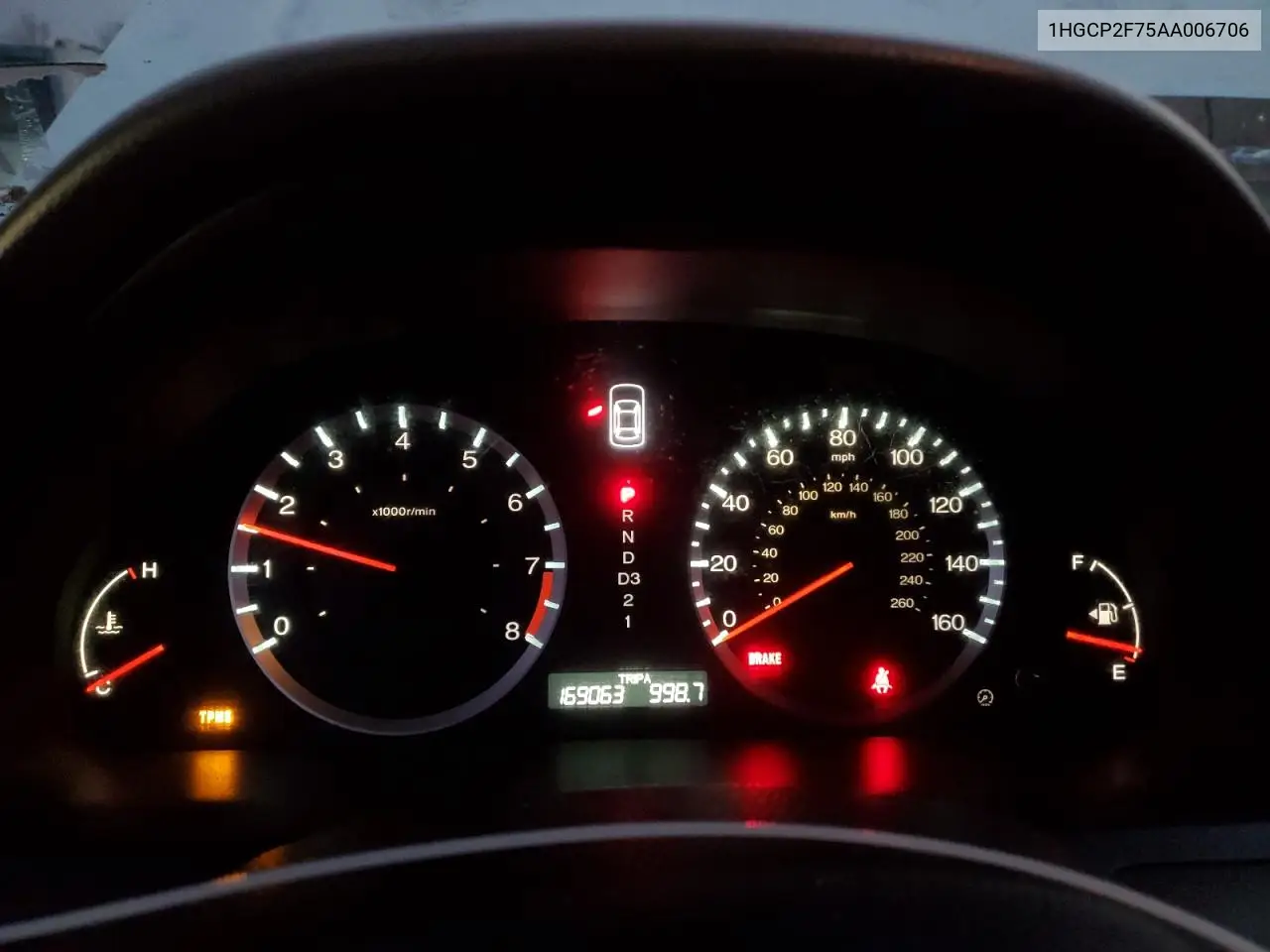 1HGCP2F75AA006706 2010 Honda Accord