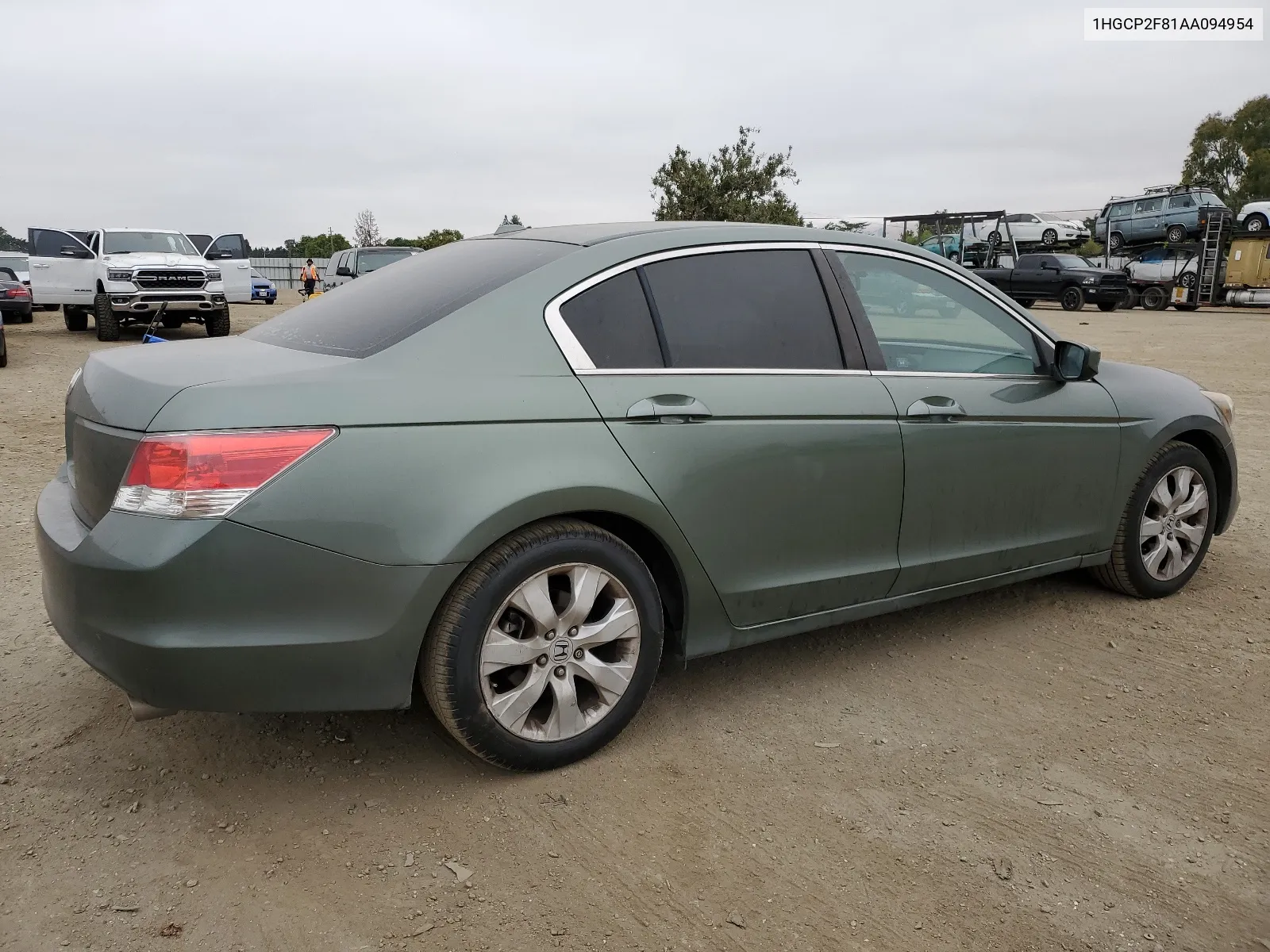 1HGCP2F81AA094954 2010 Honda Accord Exl