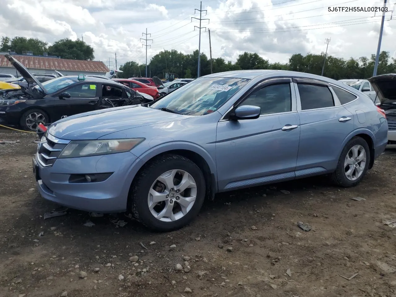 5J6TF2H55AL002103 2010 Honda Accord Crosstour Exl