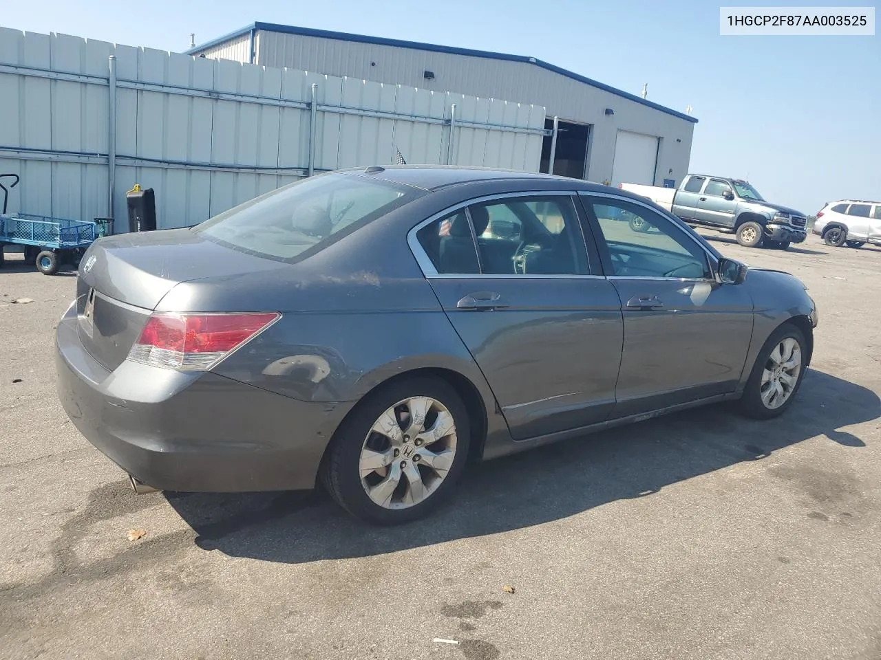 2010 Honda Accord Exl VIN: 1HGCP2F87AA003525 Lot: 68789794