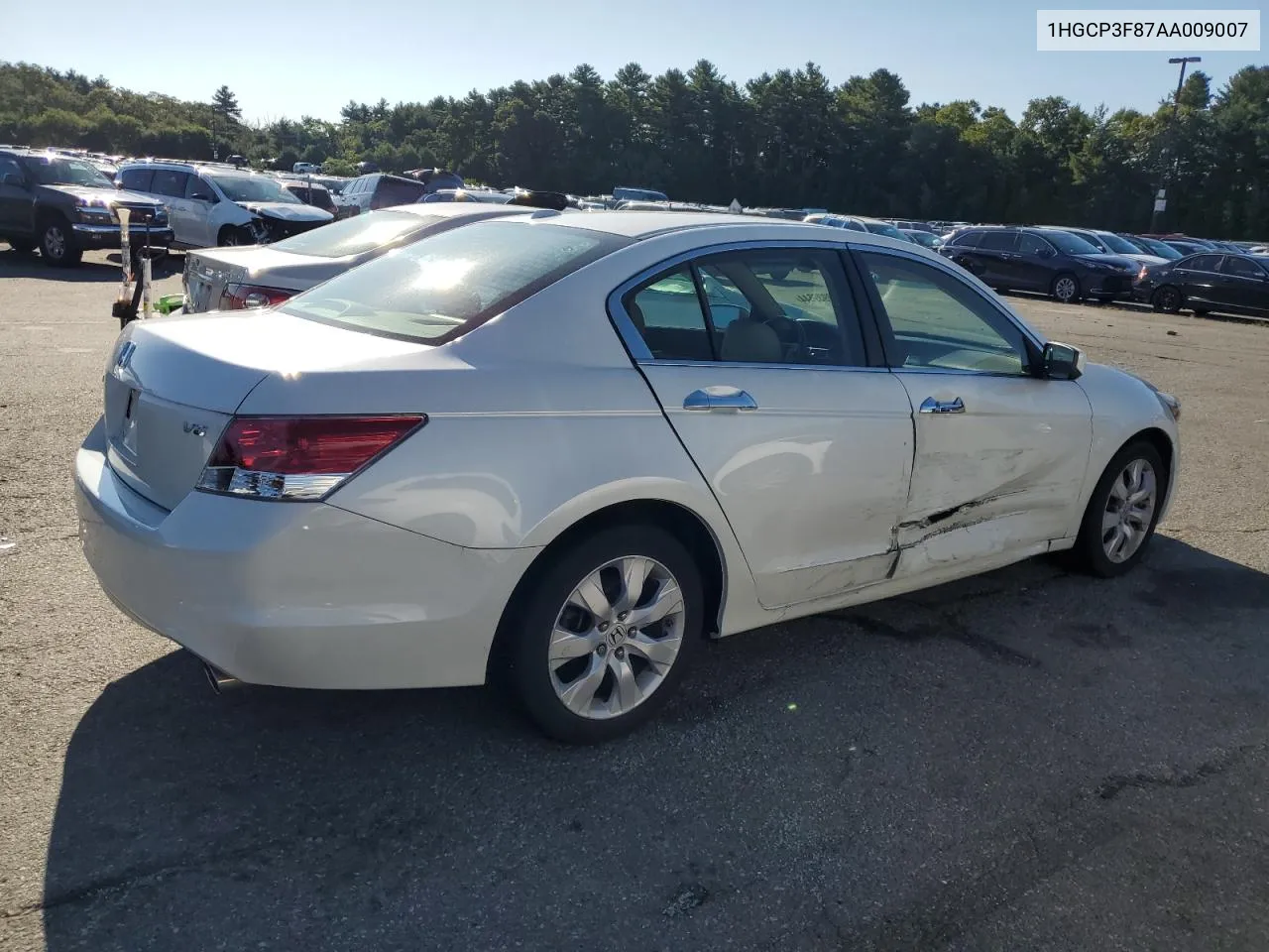 1HGCP3F87AA009007 2010 Honda Accord Exl