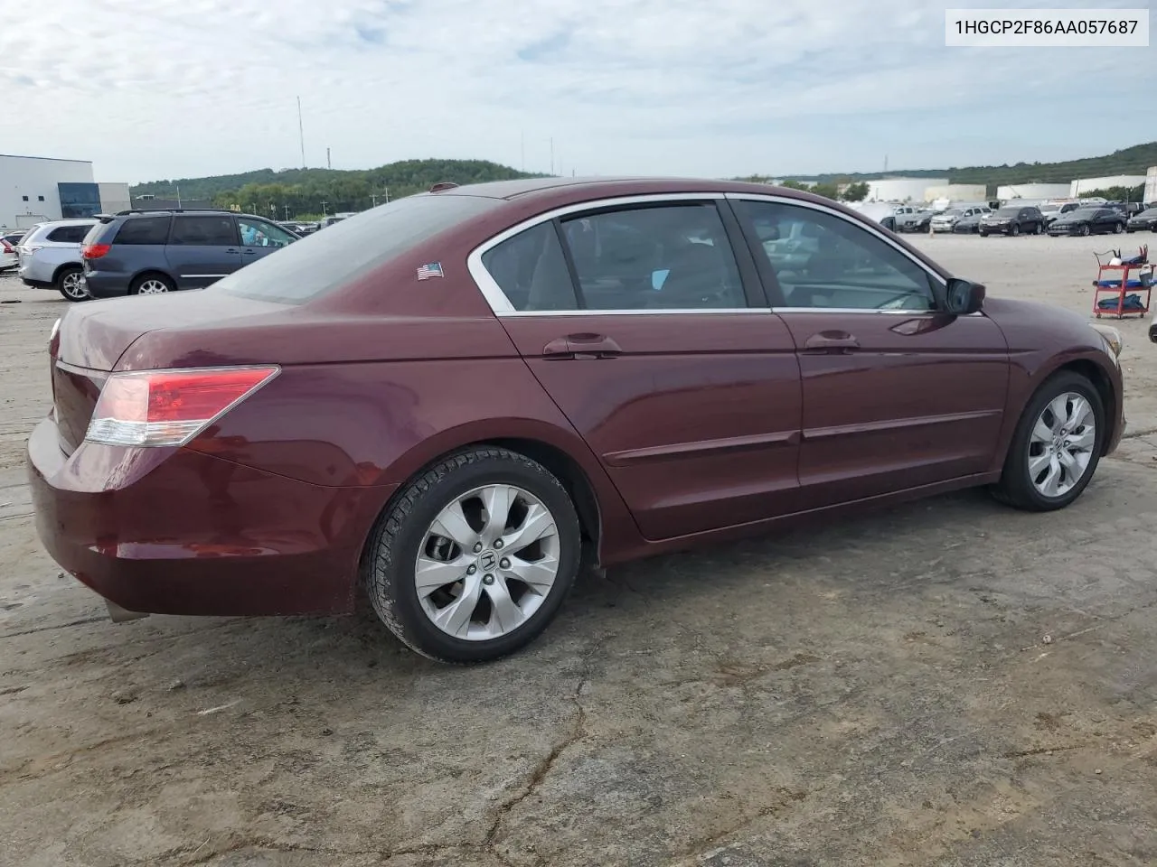 2010 Honda Accord Exl VIN: 1HGCP2F86AA057687 Lot: 70043964