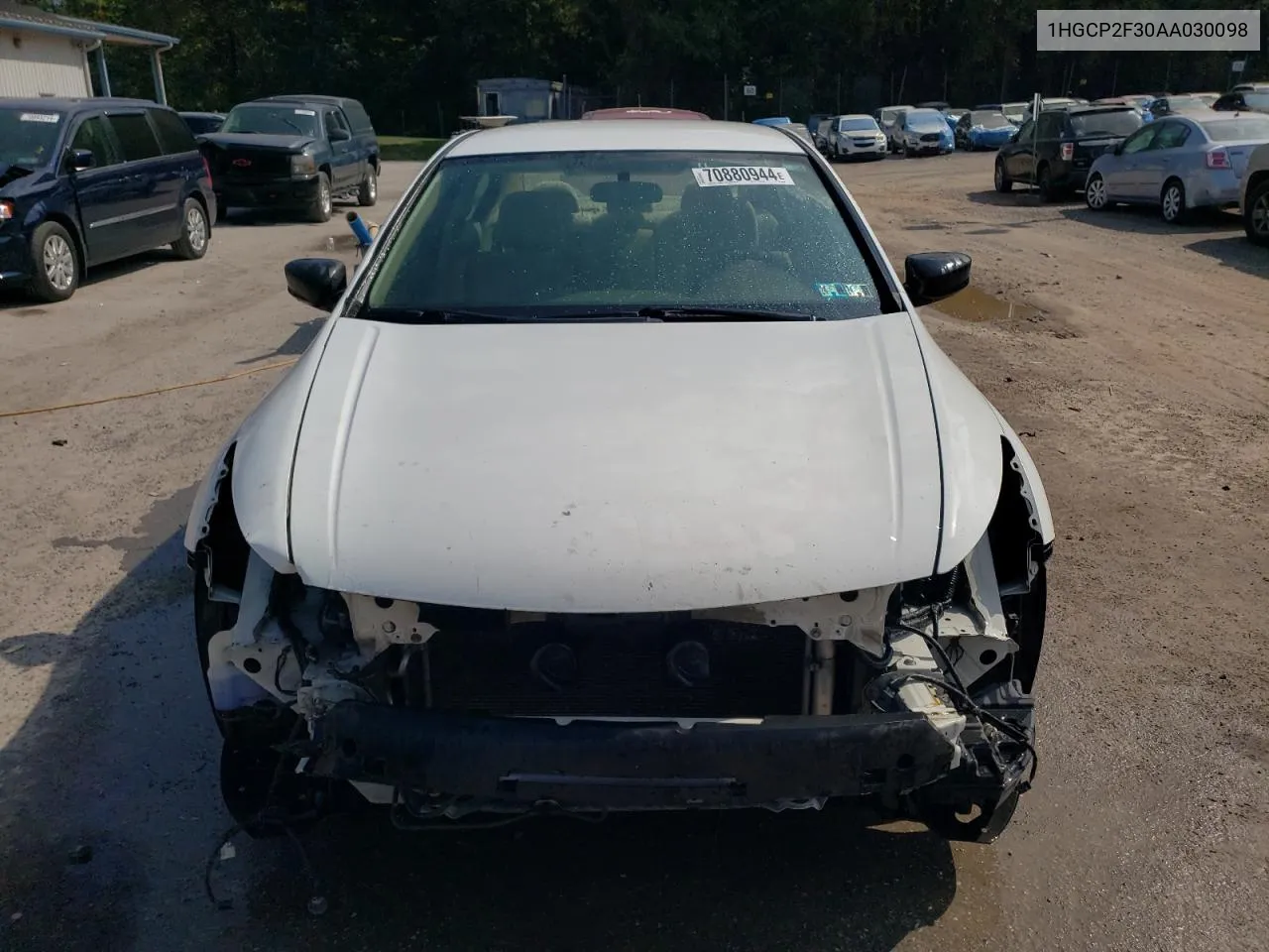 1HGCP2F30AA030098 2010 Honda Accord Lx